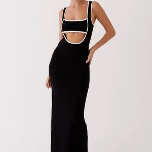 Peppermayo- Lost In Paris Knit Maxi Dress